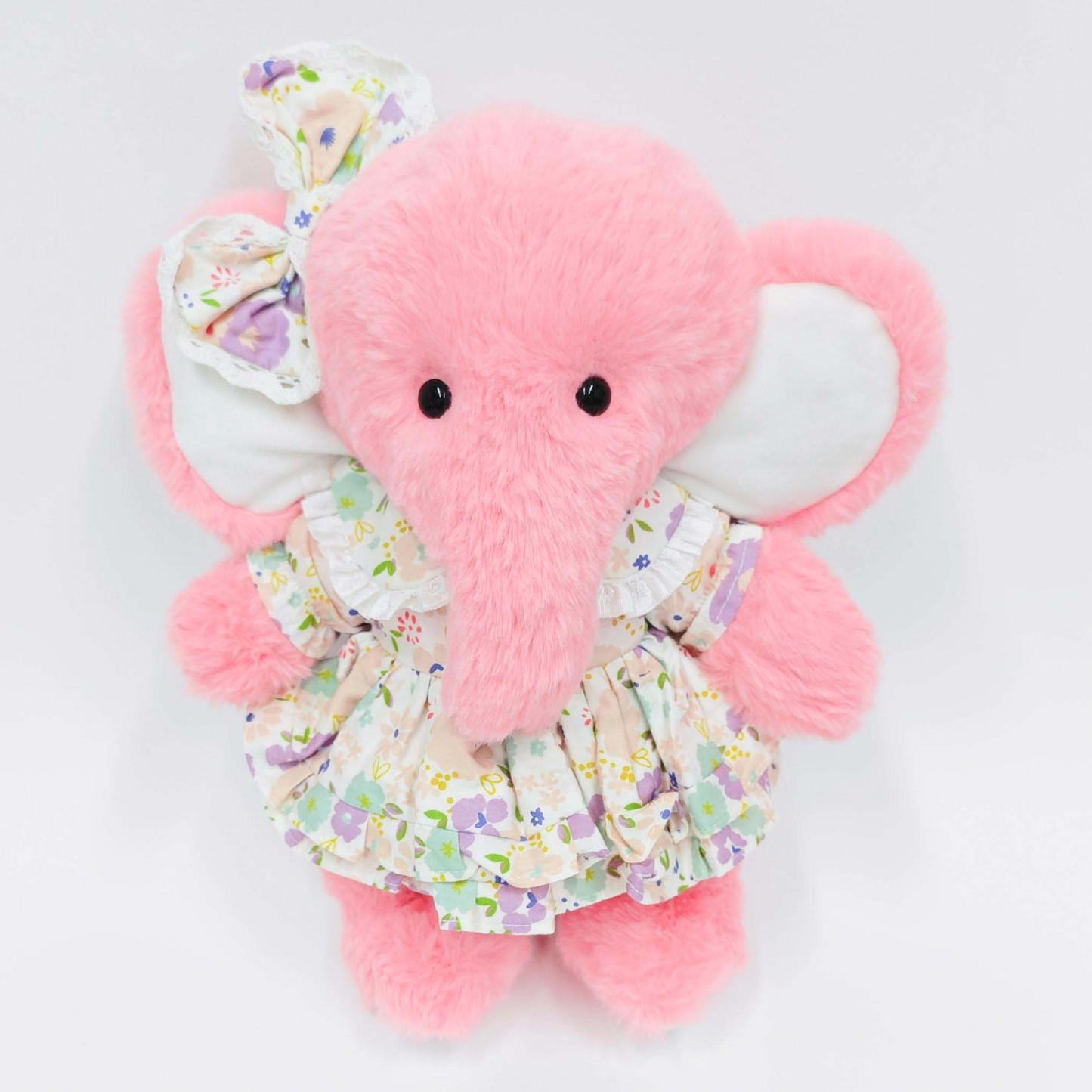 Homeyfriends Pippin The Pink Jointed Elephant Stuffed Animal