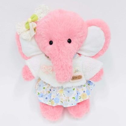 Homeyfriends Pippin The Pink Jointed Elephant Stuffed Animal