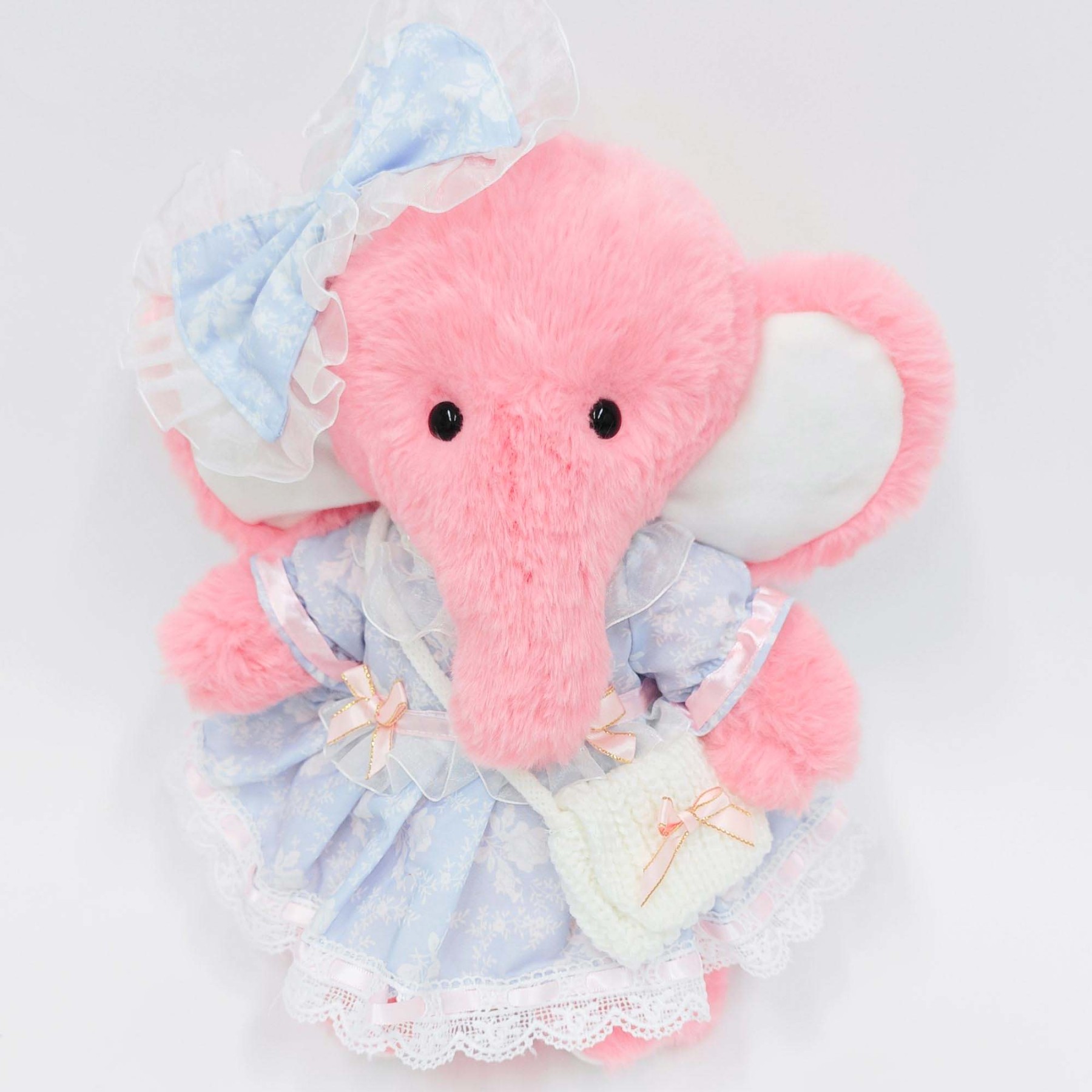 Homeyfriends Pippin The Pink Jointed Elephant Stuffed Animal