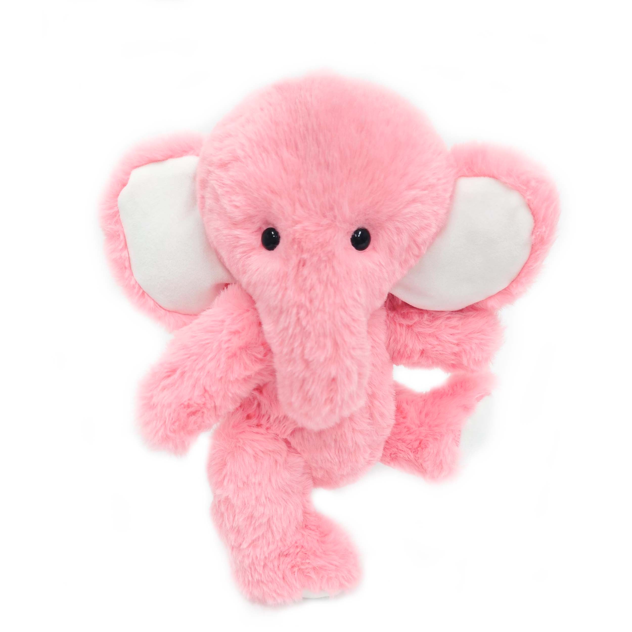 Homeyfriends Pippin The Pink Jointed Elephant Stuffed Animal