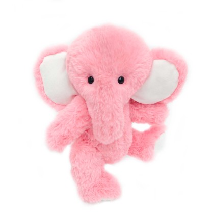 Homeyfriends Pippin The Pink Jointed Elephant Stuffed Animal