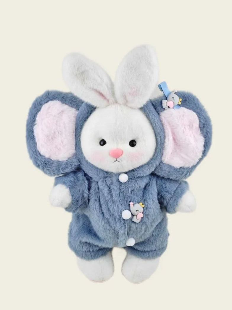 Homeyfriends Cute Jointed Bunny With Elephant Outfit