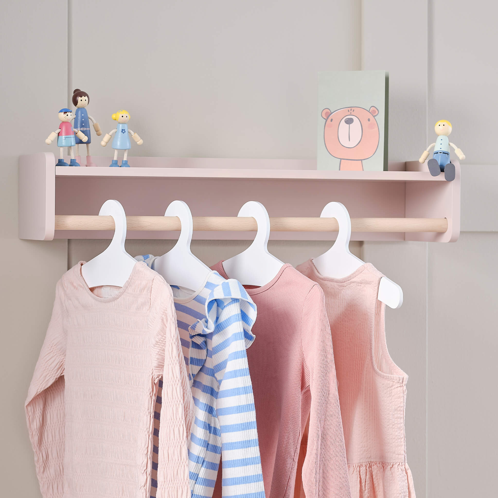 Tomorrow's Clothes Rail, Chalk Pink