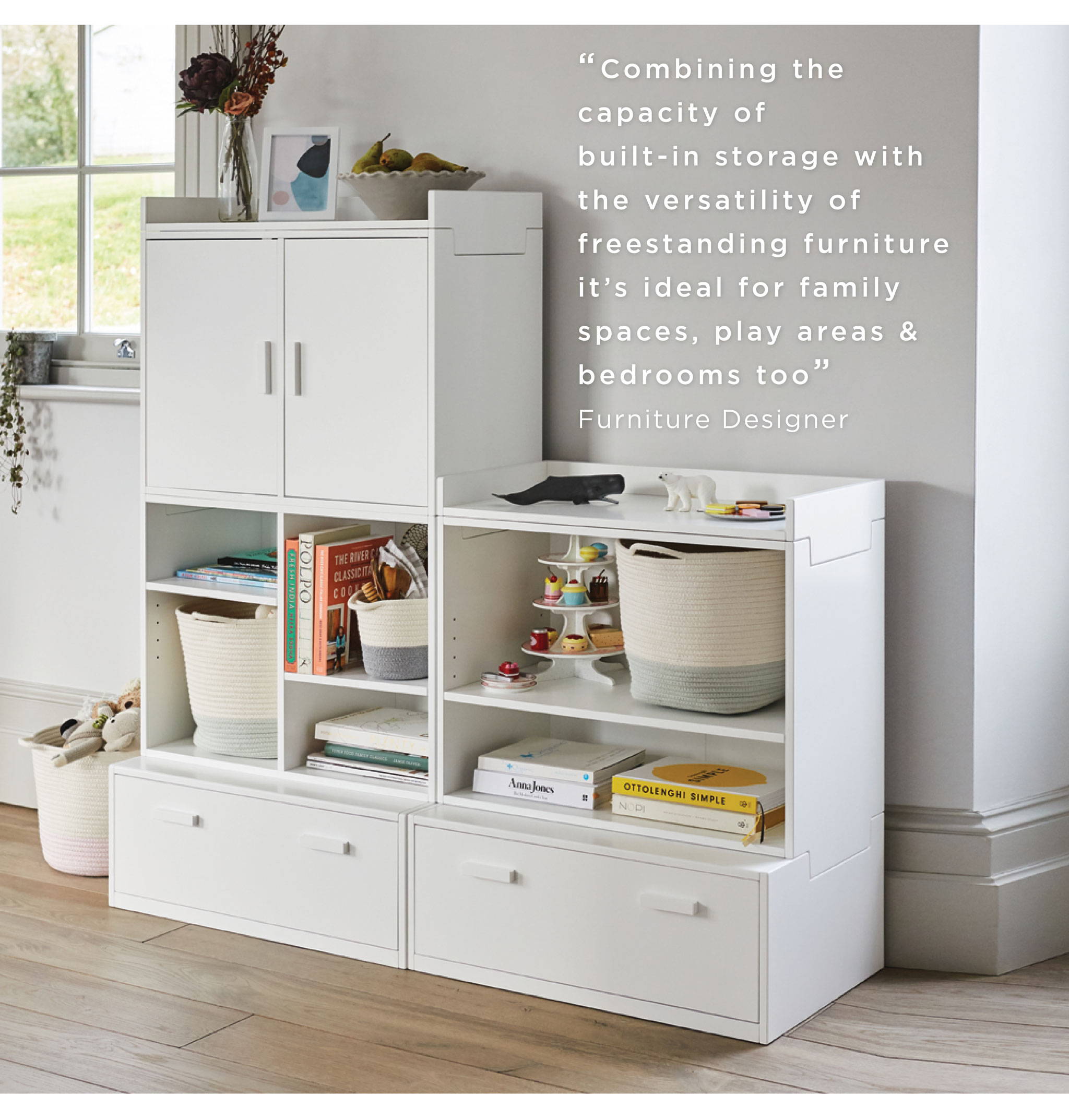 Playroom storage system discount
