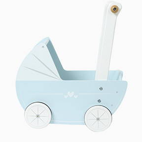 Wooden toy pram