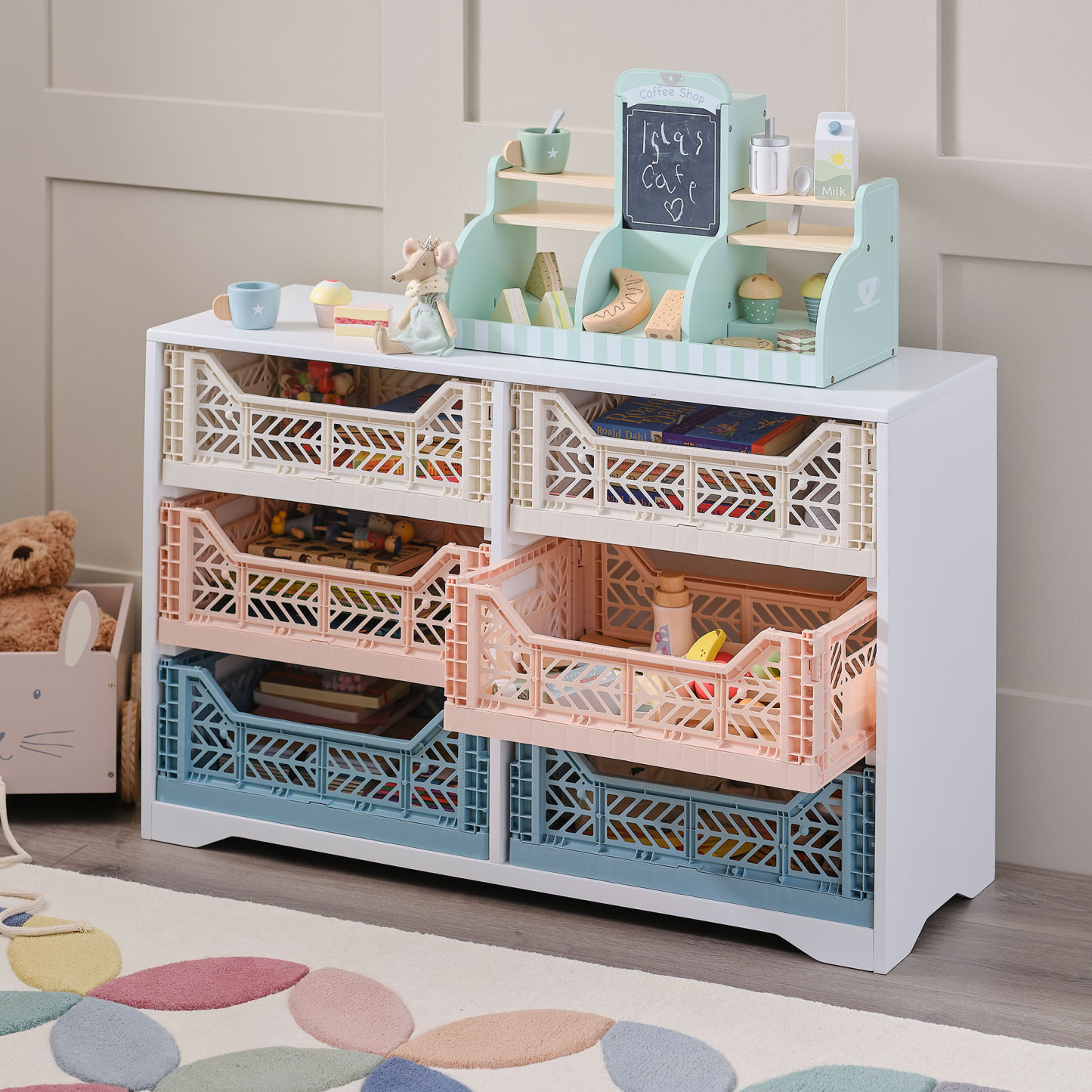 Porter Crate Storage, White