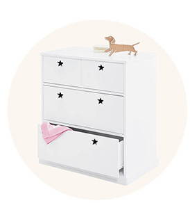 Star bright chest of drawers