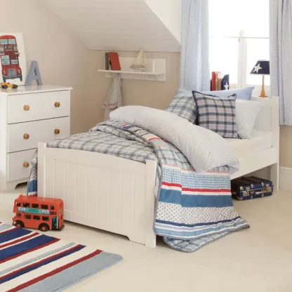 Stowford Children's Single Bed - Silk White
