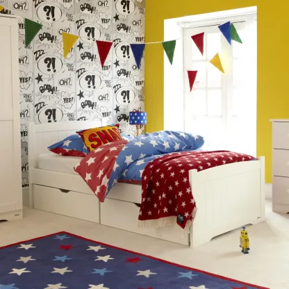 Stowford Children's Single Bed - Silk White