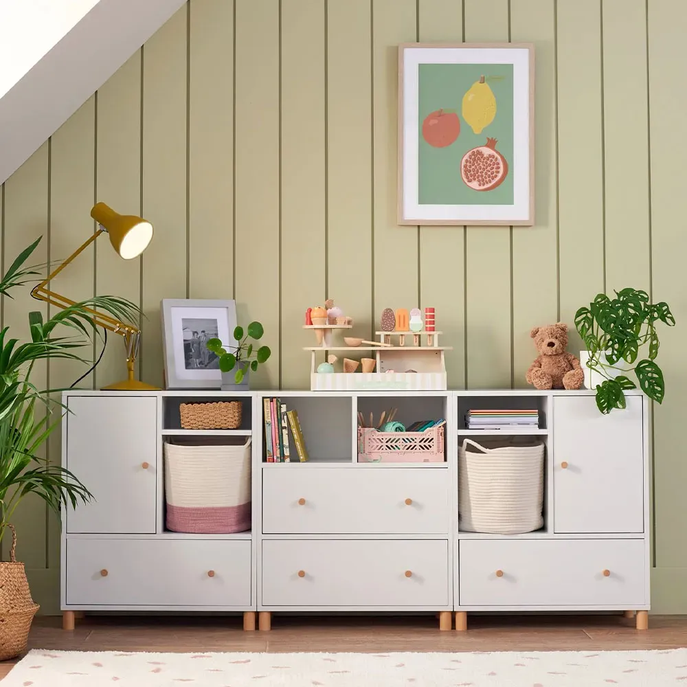 Bloomsbury Sideboard Cupboard Unit (LH), White