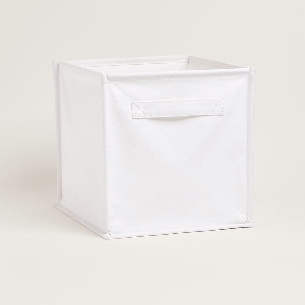 Canvas Storage Cube White Great Little Trading Company