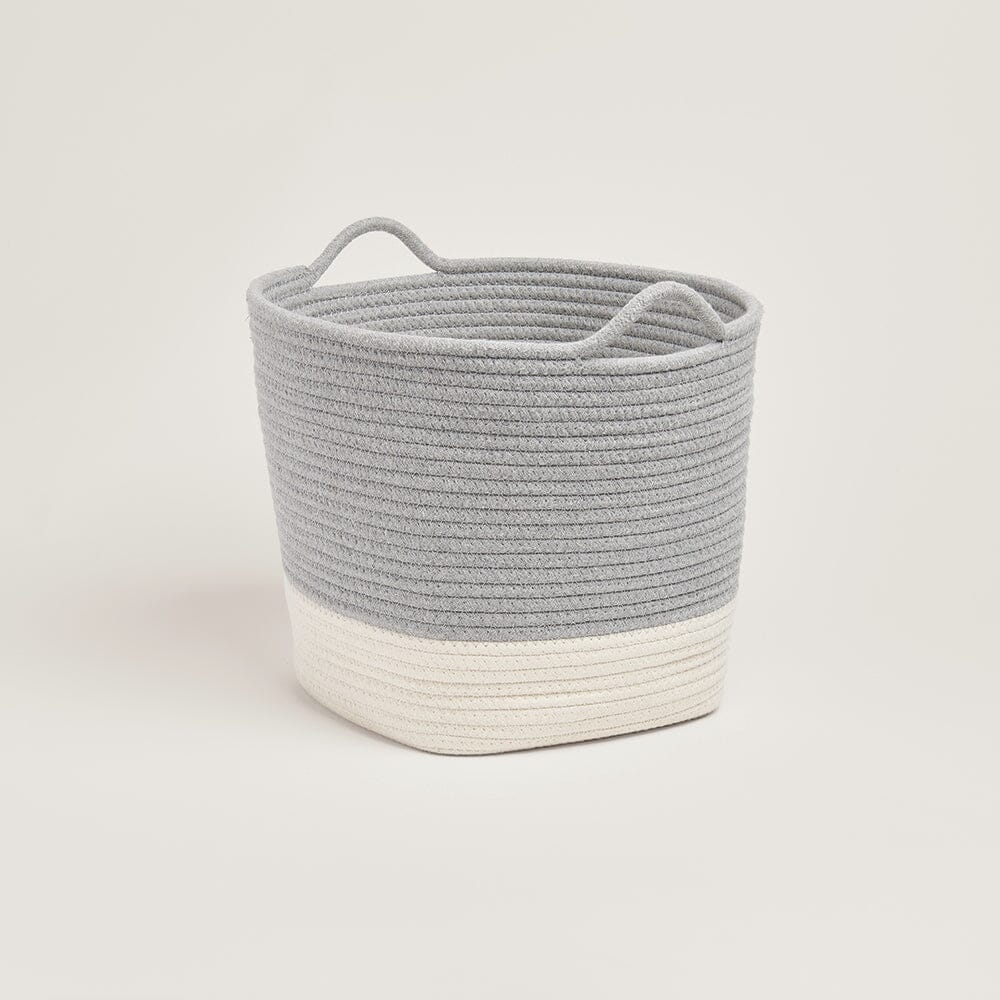 Rope Storage Basket Ivory Grey Great Little Trading Company
