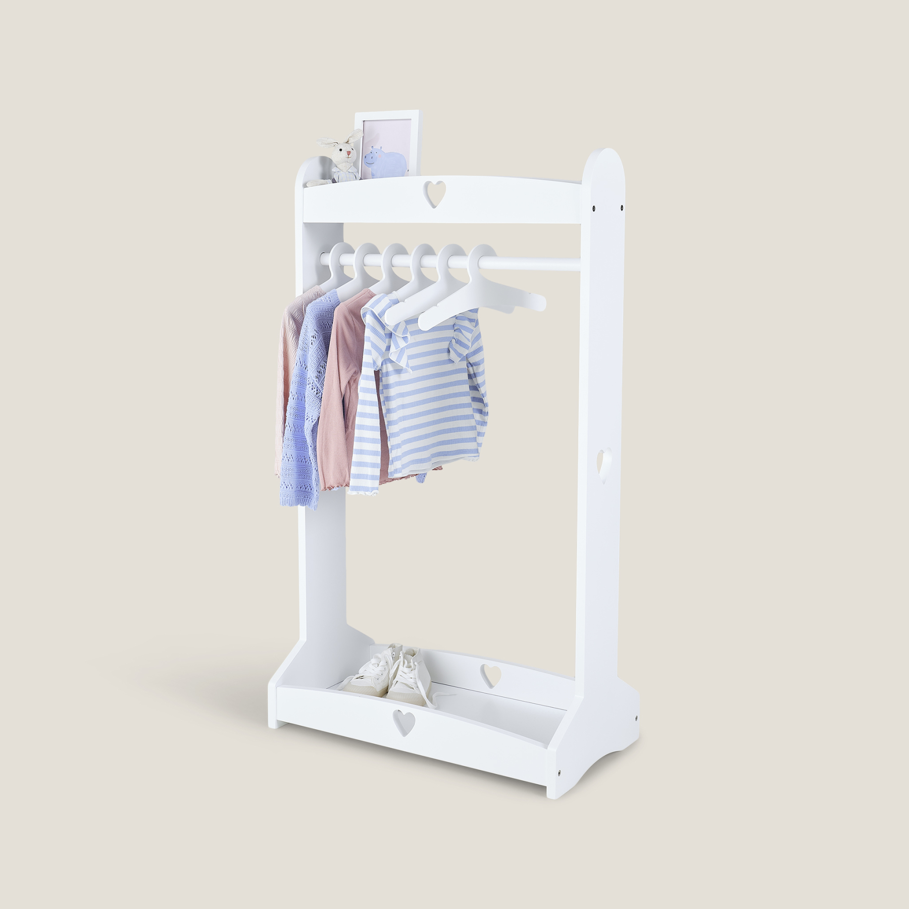 Sweetheart Dressing Rail with Hangers