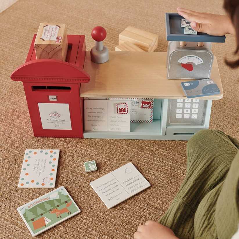 Casdon Post Office, Toy Post Office for Children Aged 3+, Equipped with Several Essential Items for Customers And Shopkeepers Alike! : Casdon