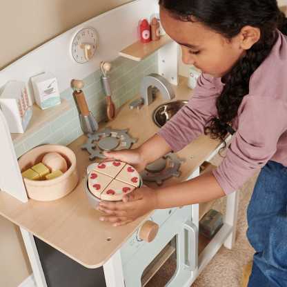 Pink wooden kitchen aldi online