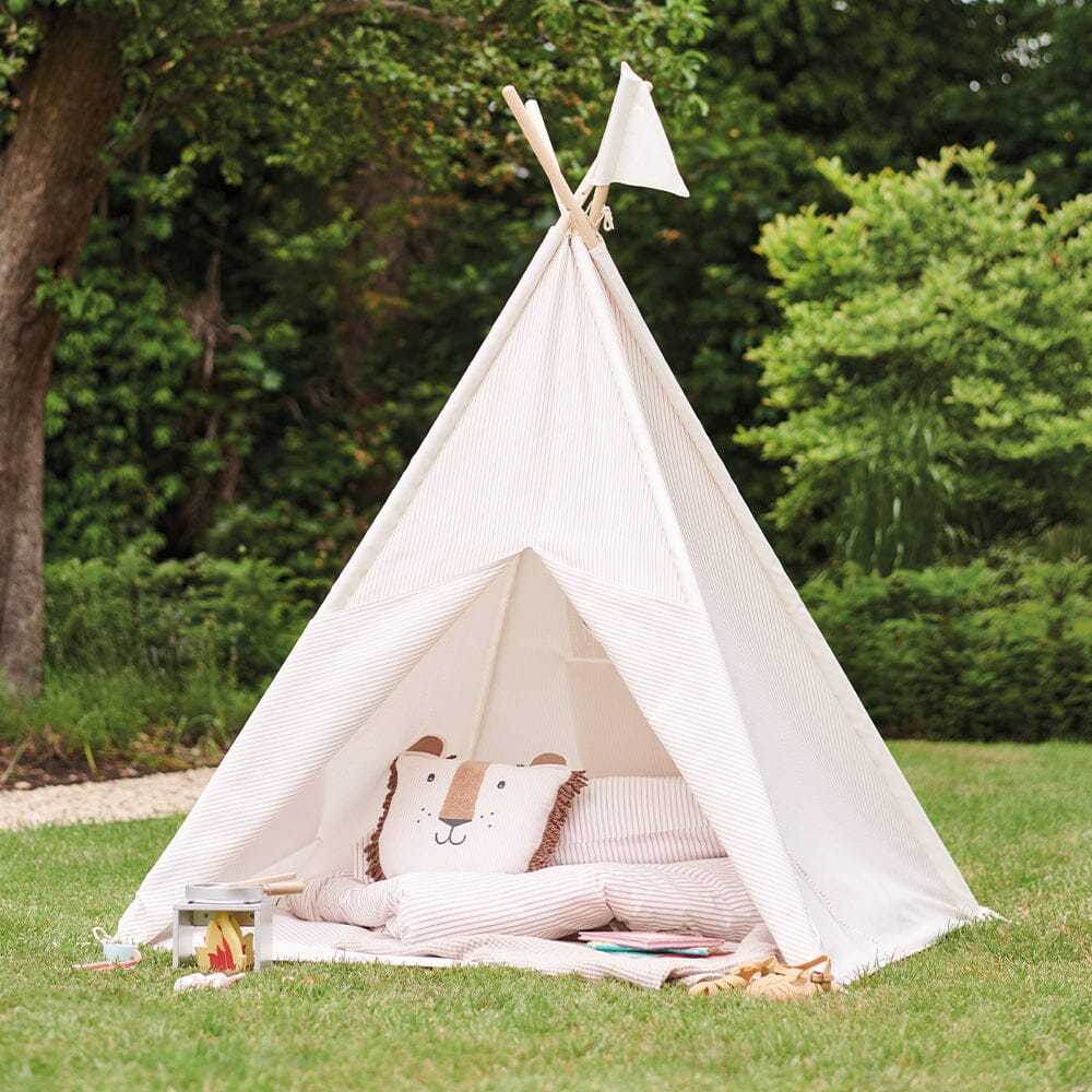 Play Teepee, Natural Stripe