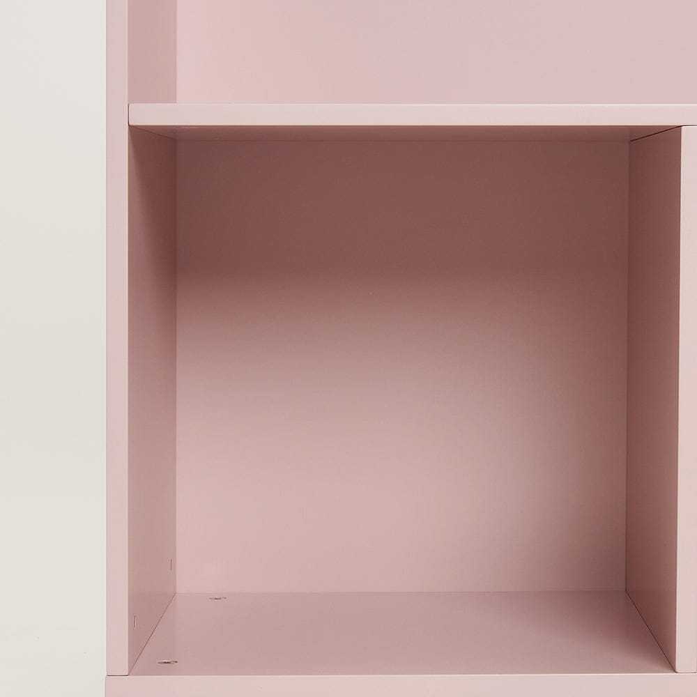 Blake Storage Shelf Unit, Chalk Pink