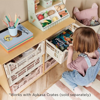 Porter Crate Storage, Wood