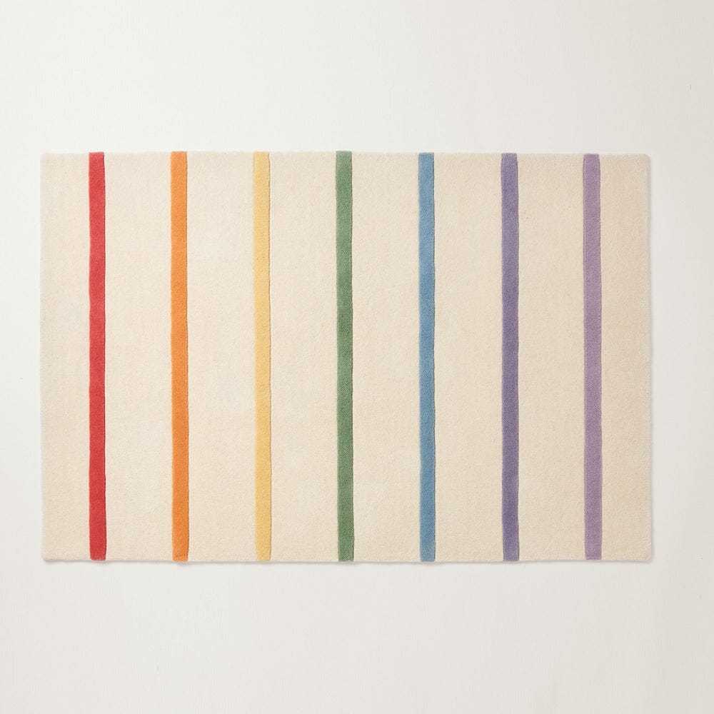 Rainbow Stripe Rug, LRG 180 x 120 (cm)