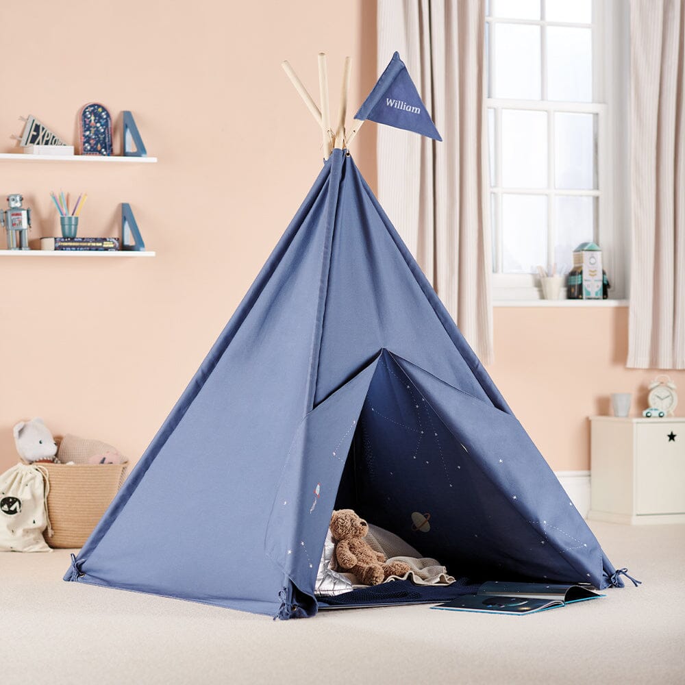 Personalised Glow in the Dark Play Teepee, Space