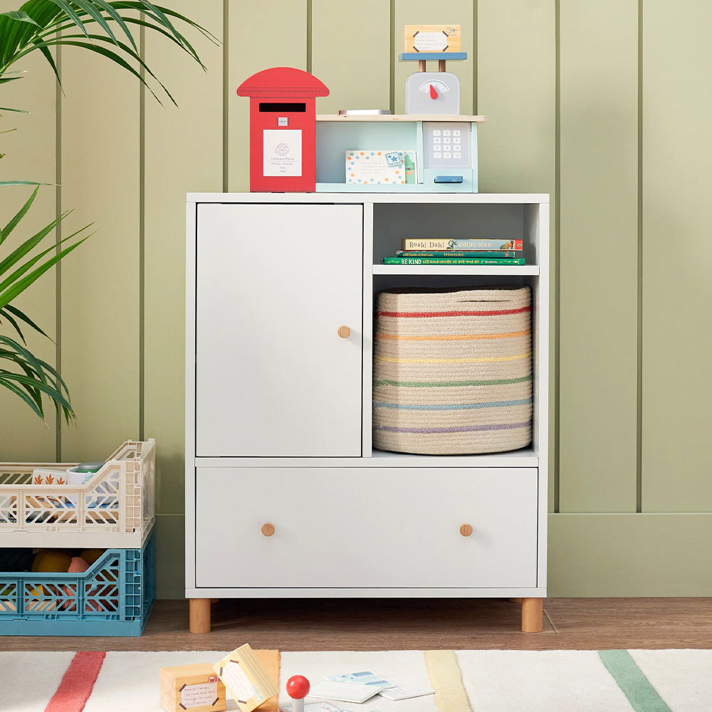 Bloomsbury Sideboard Cupboard Unit (LH), White