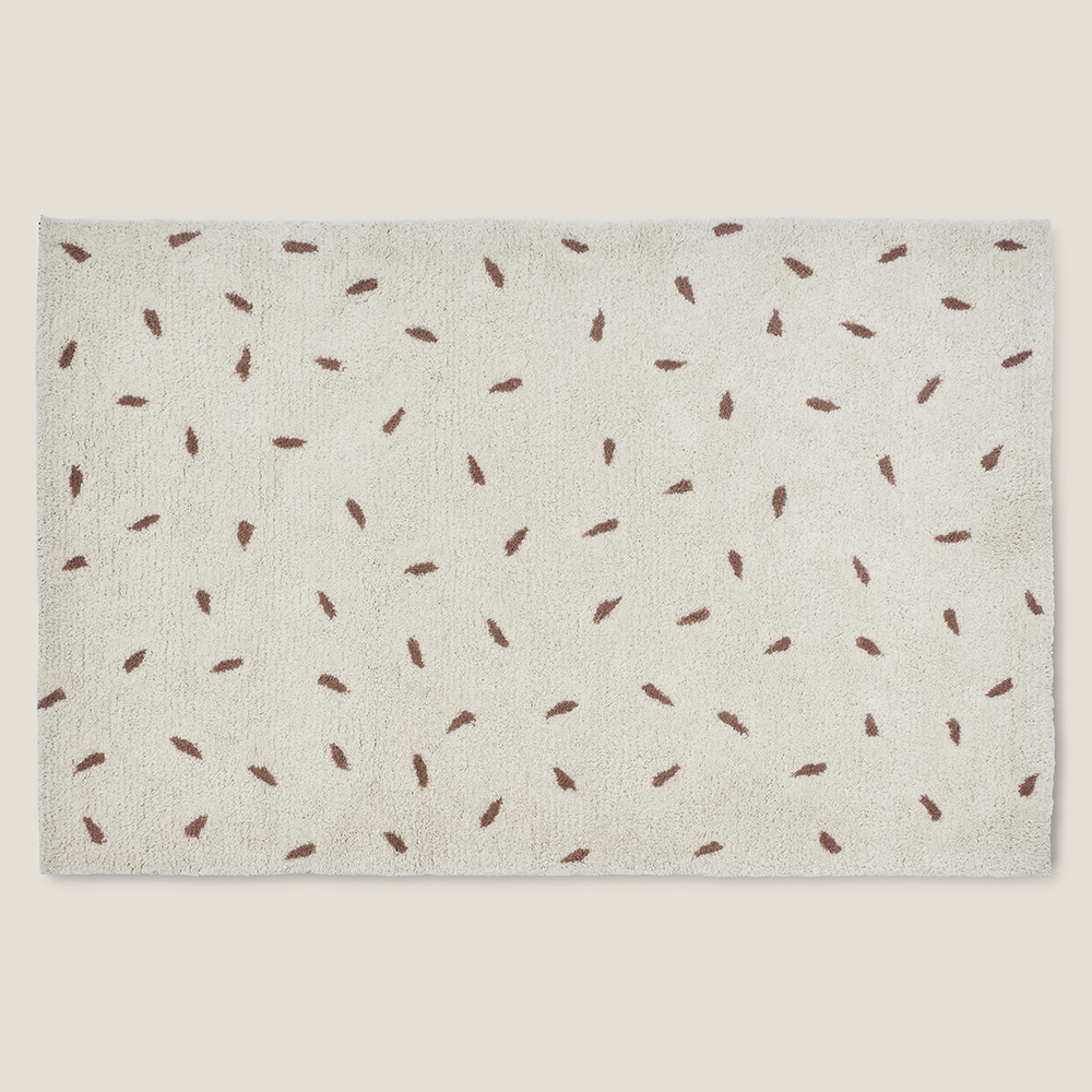 Natural Speckle Floor Rug, Large