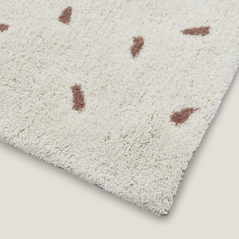 Natural Speckle Floor Rug, Large