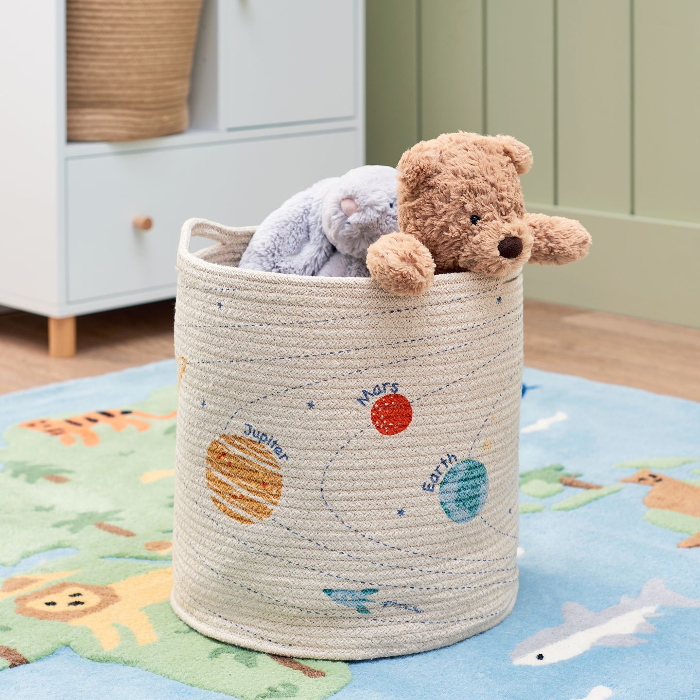 Childrens shops storage baskets