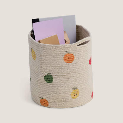 Woven Storage Basket, Fruit