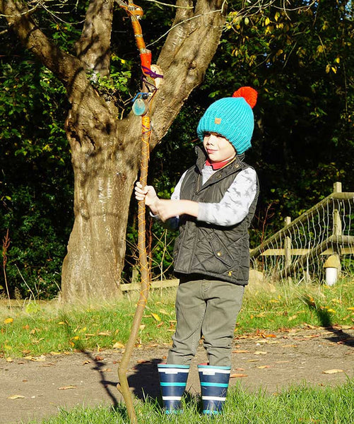 Child playing in the park