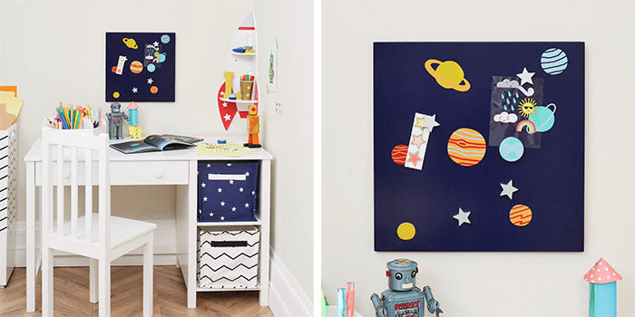 Work on those STEM skills with a space-themed children's bedroom