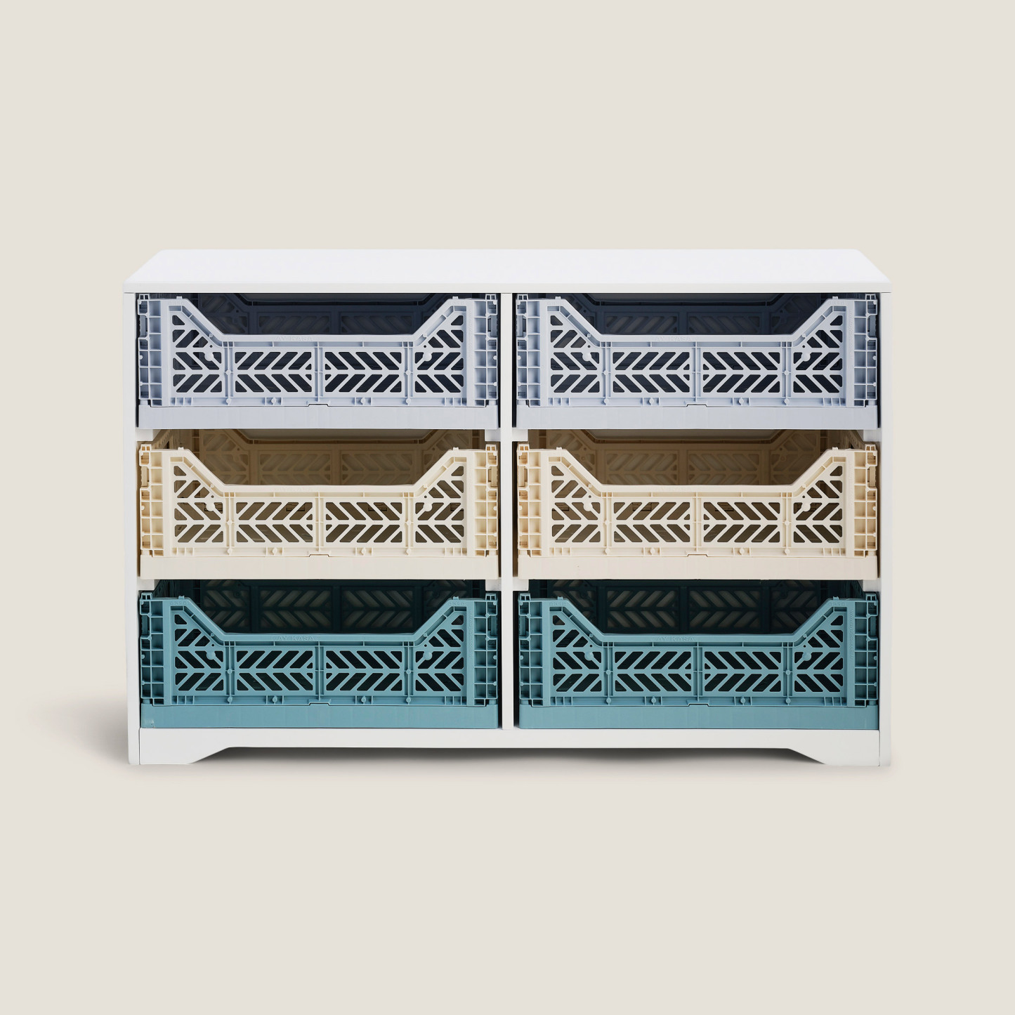 Porter Crate Storage, White