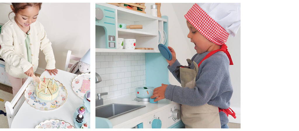 Play kitchens & food