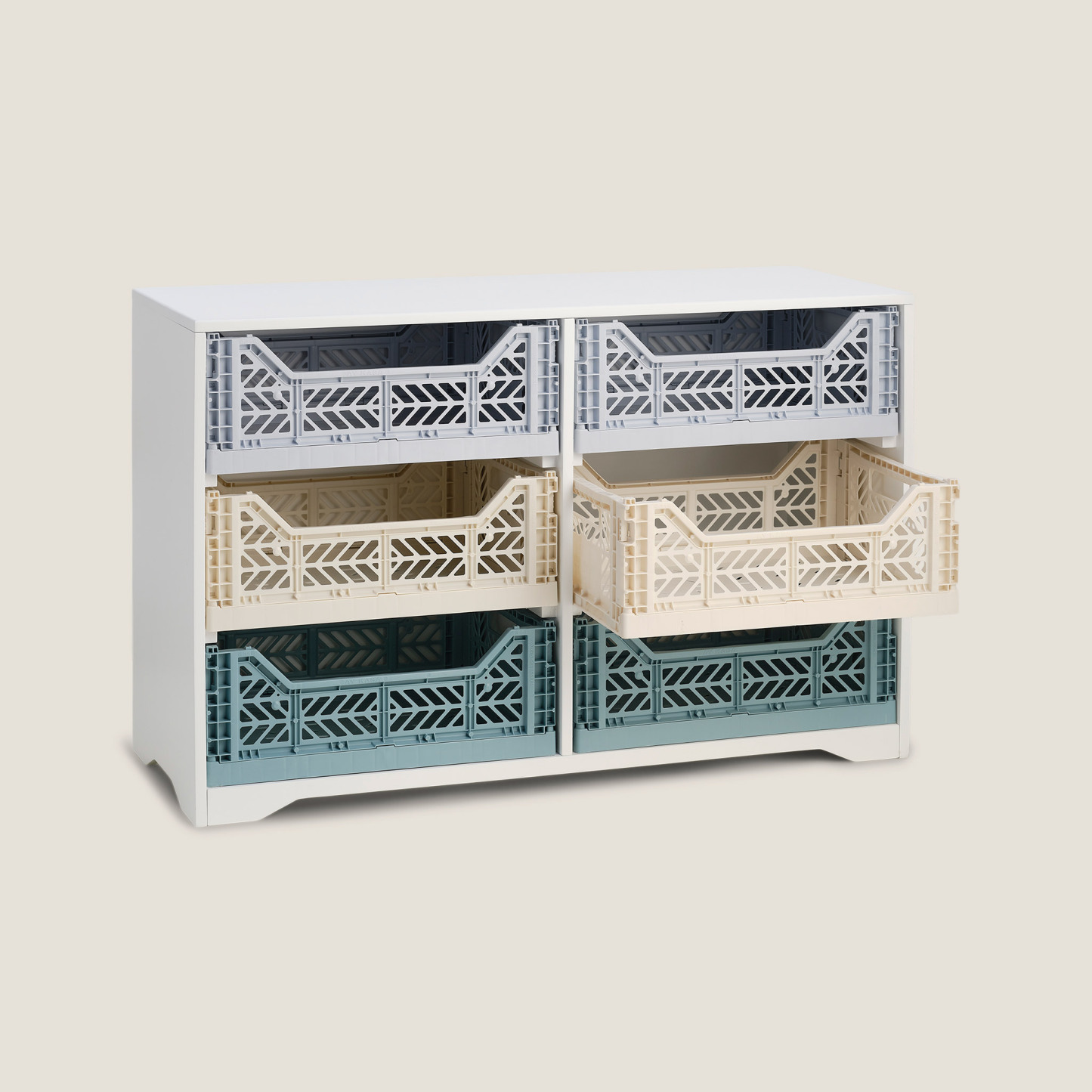 Porter Crate Storage, White