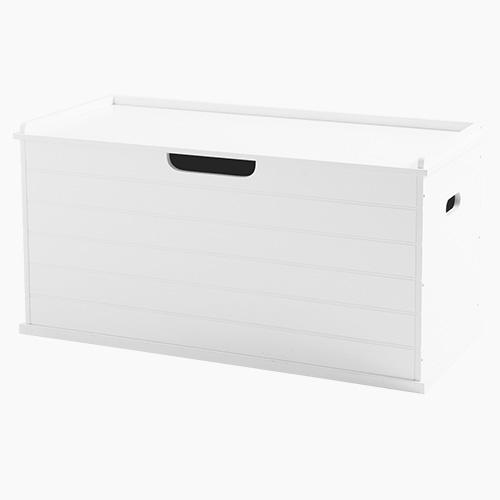Large white toy storage box hotsell