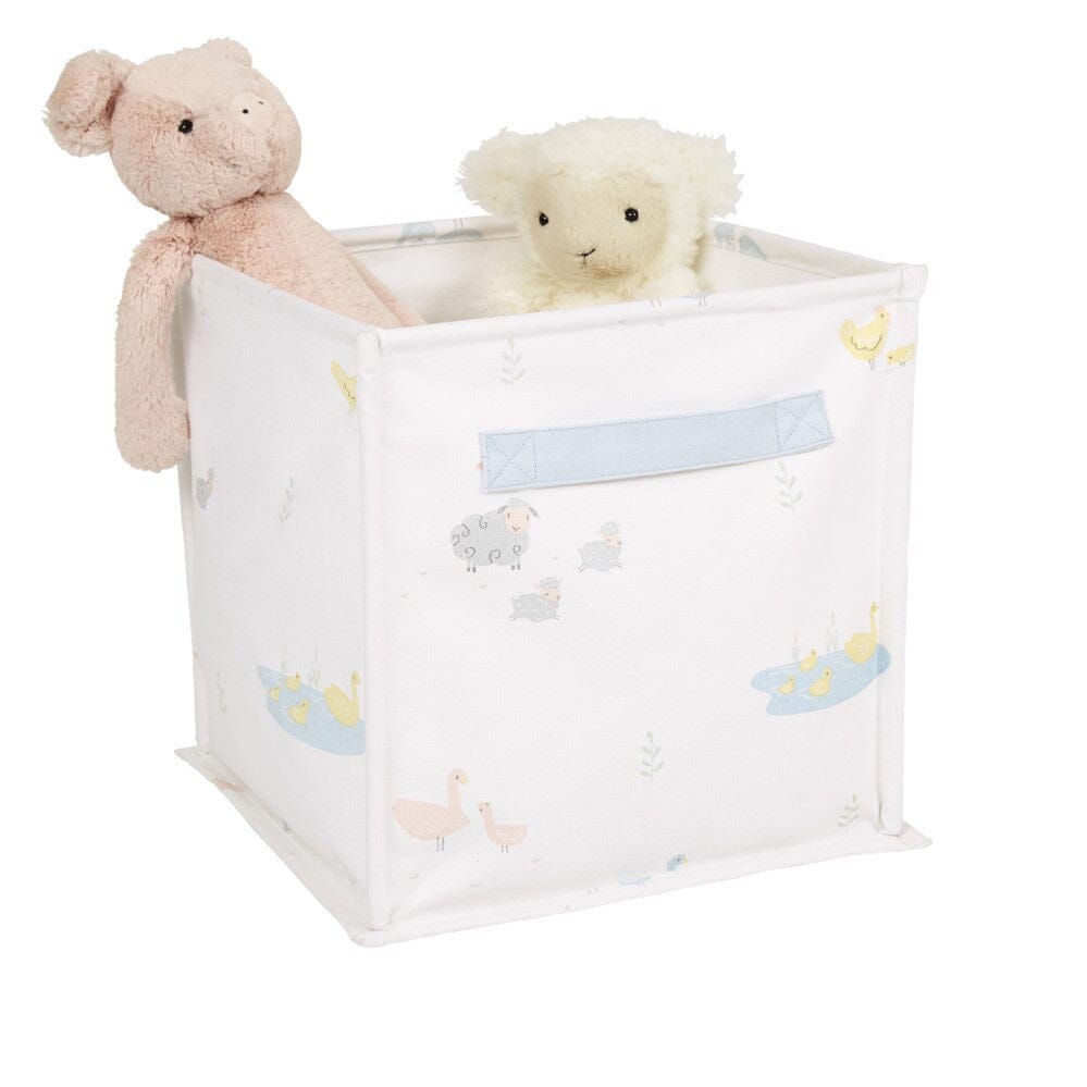 Canvas Storage Cube, Day at the Farm