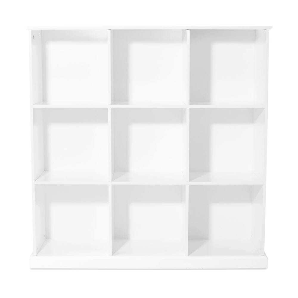 Abbeville Nine Cube Storage, White