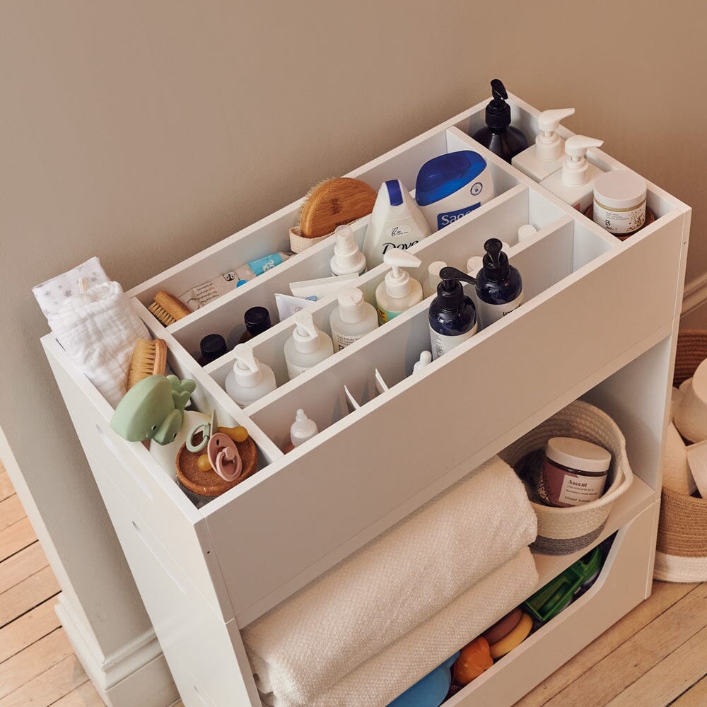 Rackham Single Stackable Toy Storage Tray, White