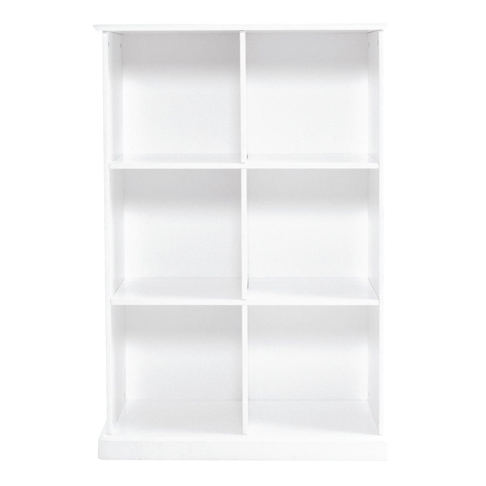 Abbeville Six Cube Storage, White