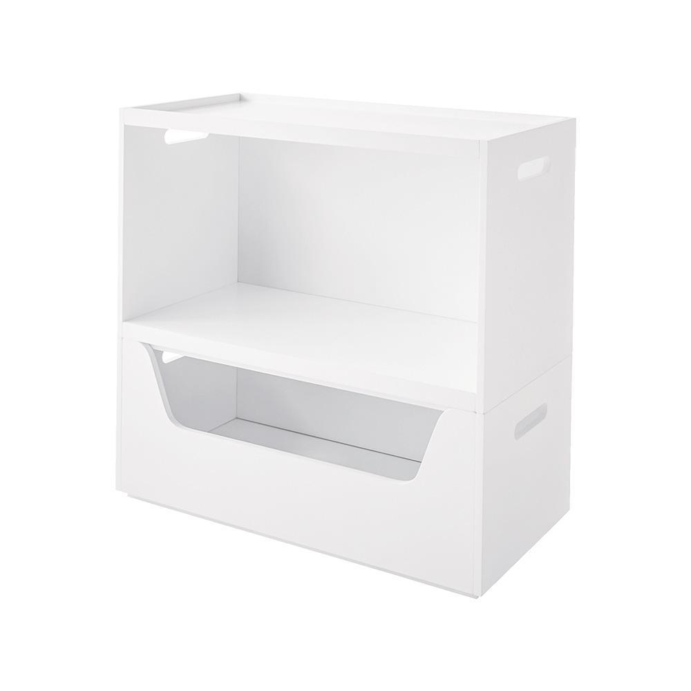 Rackham Storage Set 4, Toy Box Storage Unit with Bookshelf