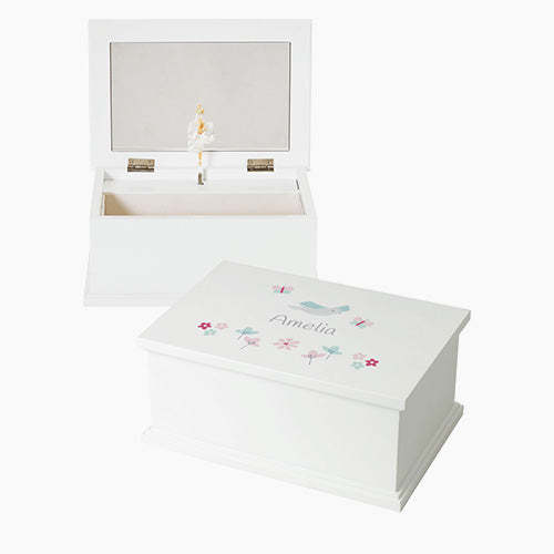 Personalised Jewellery Box, In the Garden