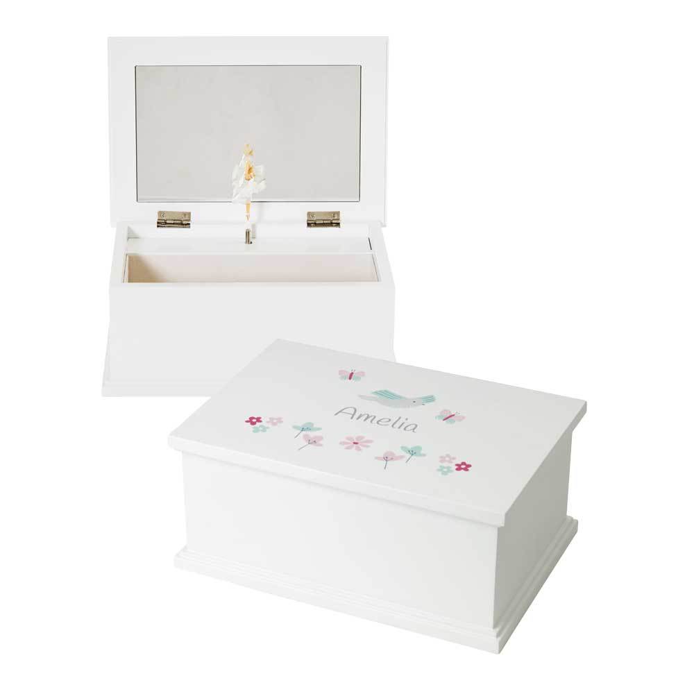 Personalised Jewellery Box, In the Garden