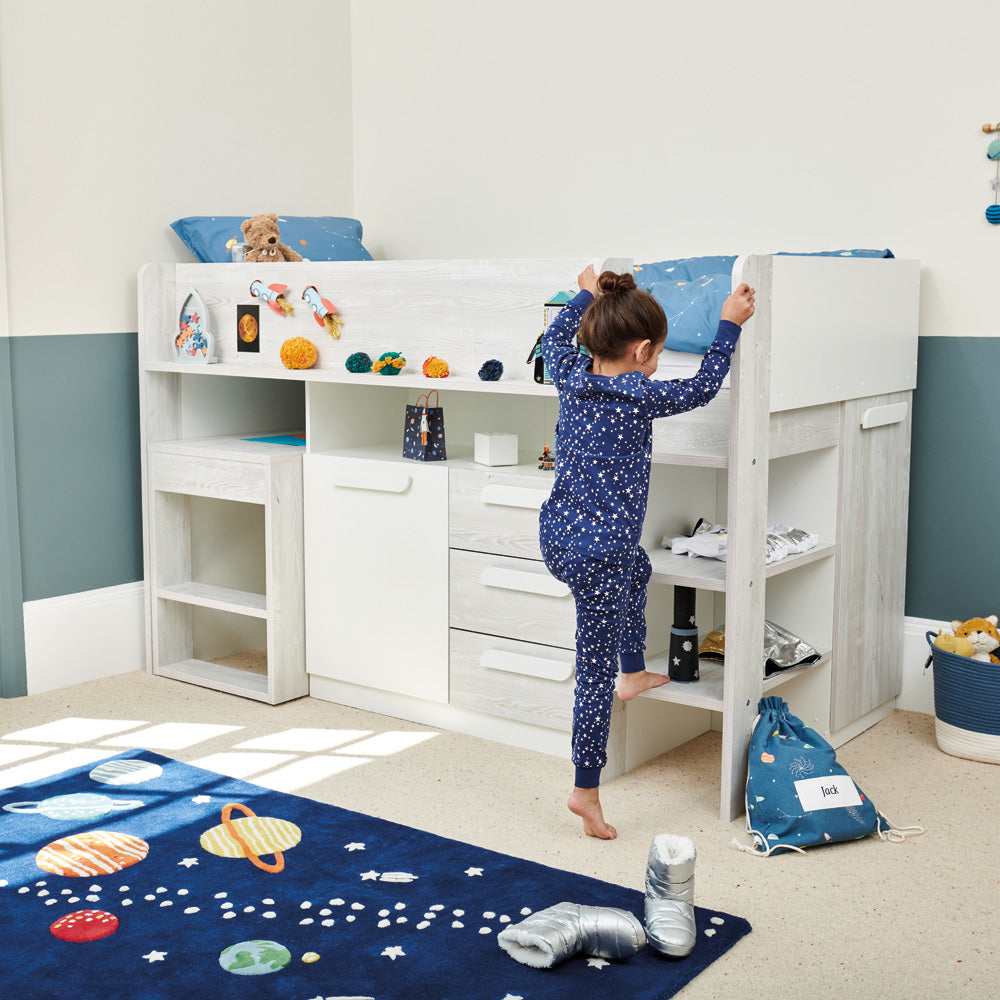 Boys cabin bed with shops desk