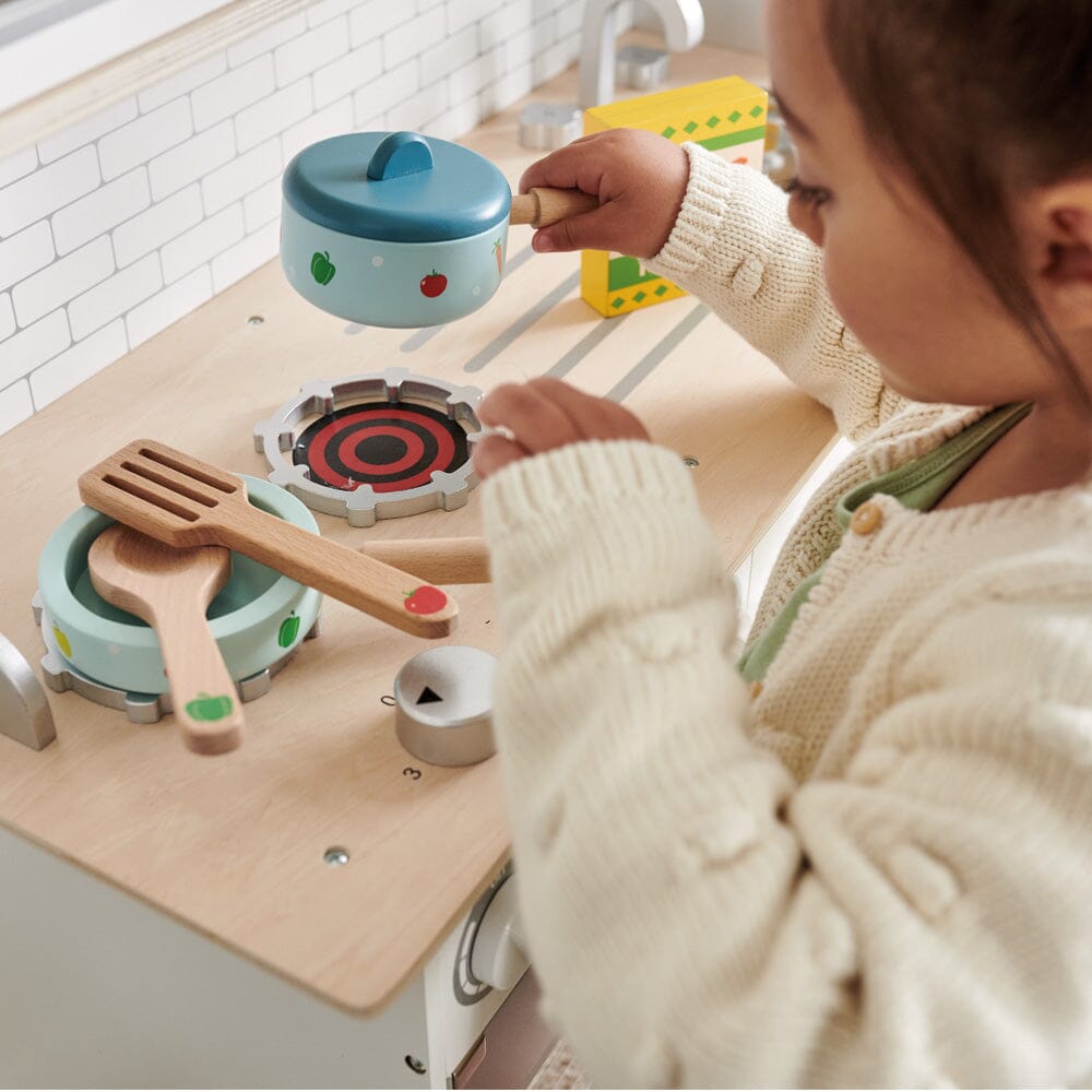 Kids wooden pots and pans online