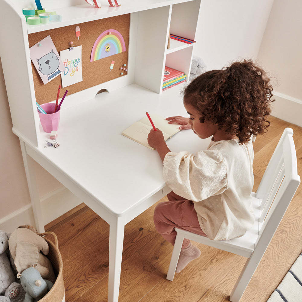 Kids Junior Study Desk White Great Little Trading Co. Great Little Trading Company