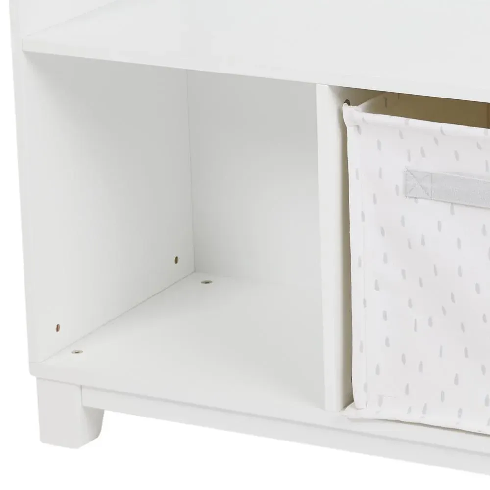 Blake Storage Shelf Unit, White