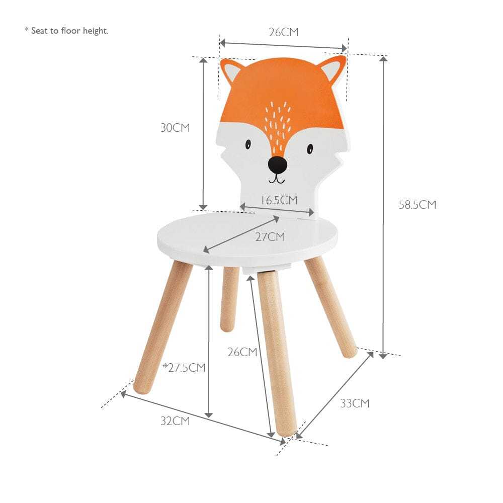 Animal Toddler Chair Fox Great Little Trading Company