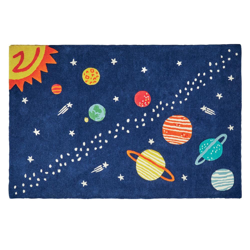 Moon Rover Play Rug Children's Rugs | Kids Playroom & Nursery Rugs | Great Little Trading ...