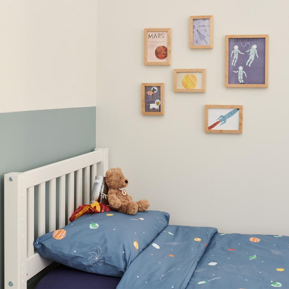 Photo Frame Set in a space themed bedroom