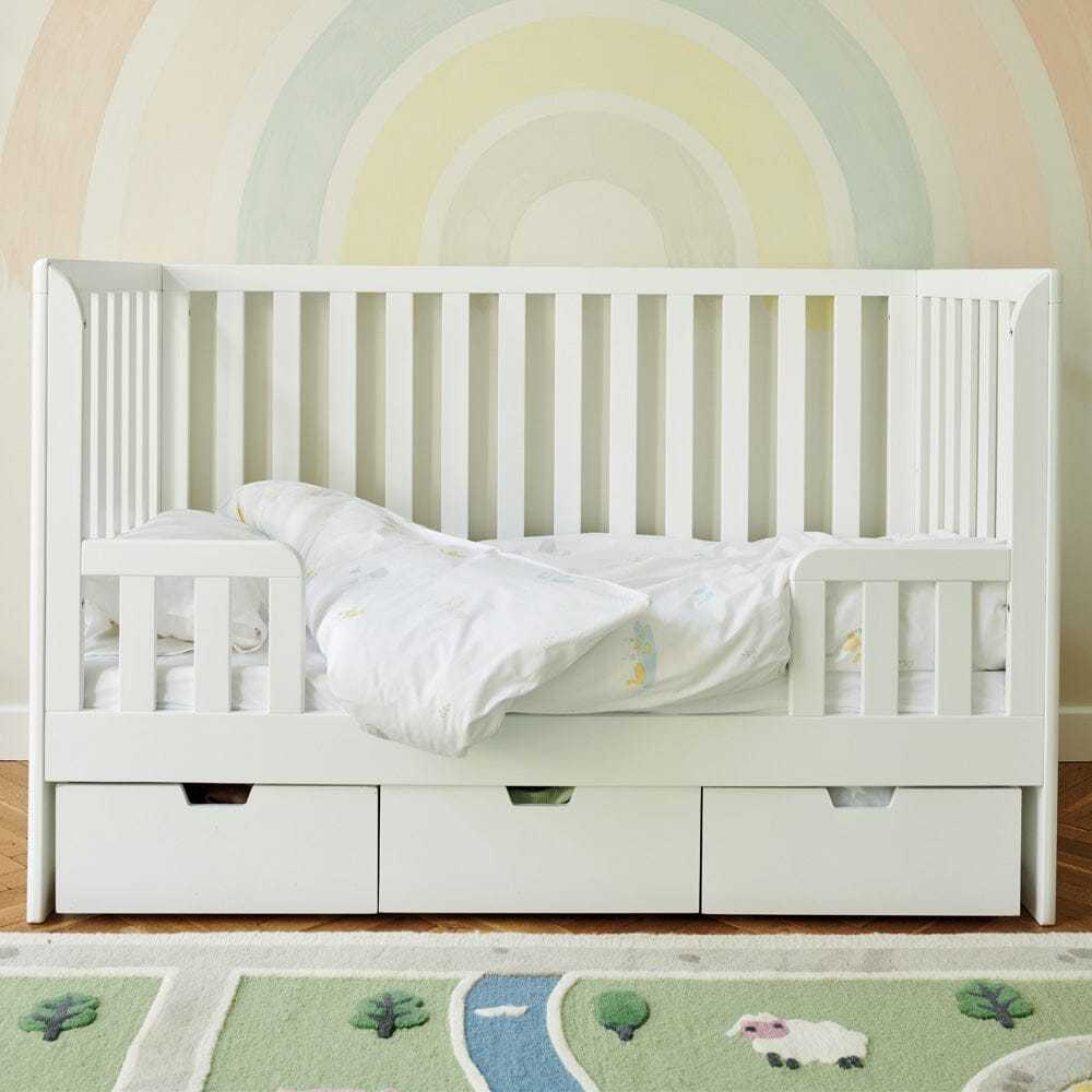 Cot bed under bed storage on sale